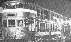 The rolling stock of the Mumbles Railway was scrapped