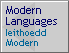 Modern Languages/Ieithoedd Modern