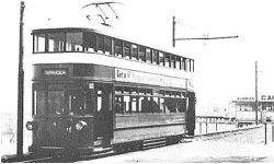 Mumbles Train at the Mumbles Pier Terminus during the 1950's